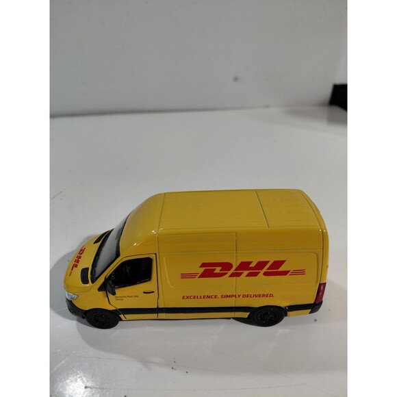 Kinsmart Die Cast 1:48 DHL Carriers Mercedes Benz Sprinter Delivery Van - Picture 2 of 9